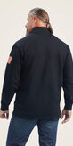 FR Durastrech Fleece 1/2 Zip Job Shirt Back